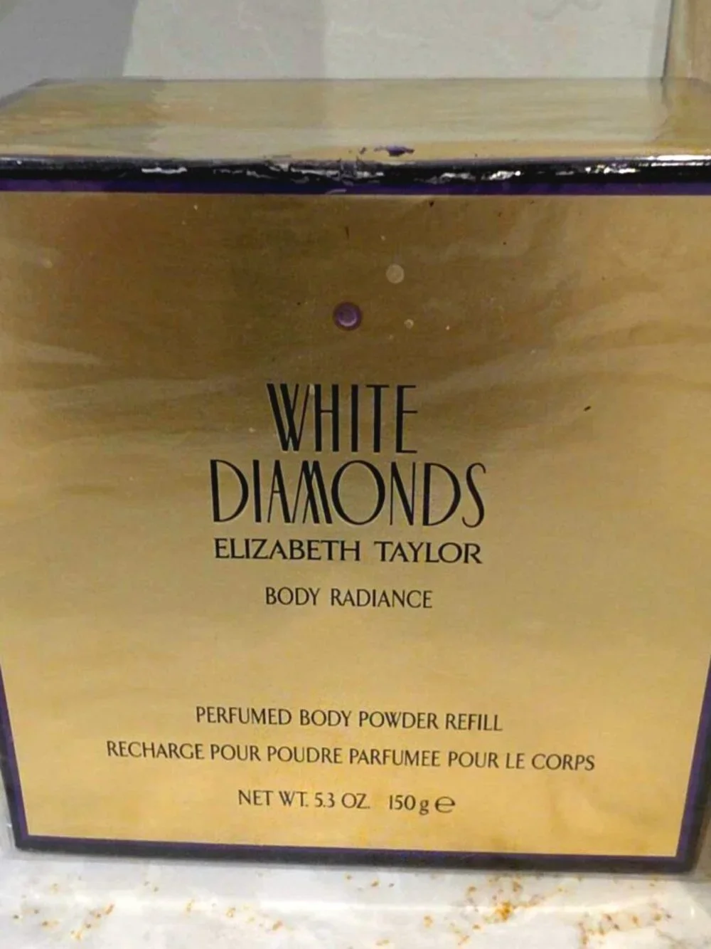 Elizabeth Taylor White Diamonds Body Radiance Set 3 Pc Body Cream & 2 Powder NIB
